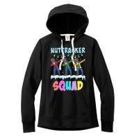 Dabbing Nutcracker Squad Christmas Ballet Pj Xmas Women's Fleece Hoodie