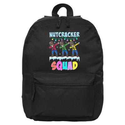 Dabbing Nutcracker Squad Christmas Ballet Pj Xmas 16 in Basic Backpack