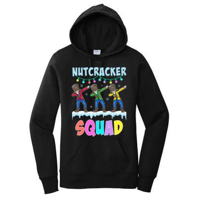 Dabbing Nutcracker Squad Christmas Ballet Pj Xmas Women's Pullover Hoodie