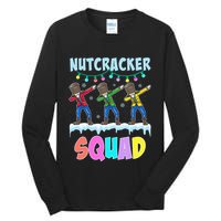 Dabbing Nutcracker Squad Christmas Ballet Pj Xmas Tall Long Sleeve T-Shirt