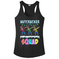 Dabbing Nutcracker Squad Christmas Ballet Pj Xmas Ladies PosiCharge Competitor Racerback Tank