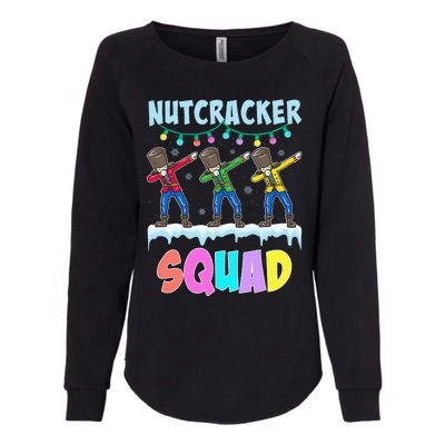 Dabbing Nutcracker Squad Christmas Ballet Pj Xmas Womens California Wash Sweatshirt