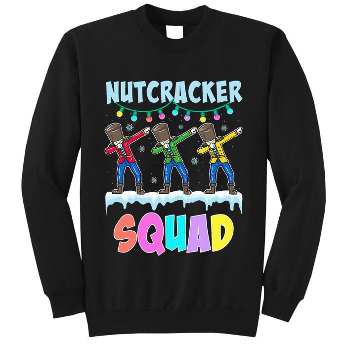 Dabbing Nutcracker Squad Christmas Ballet Pj Xmas Tall Sweatshirt