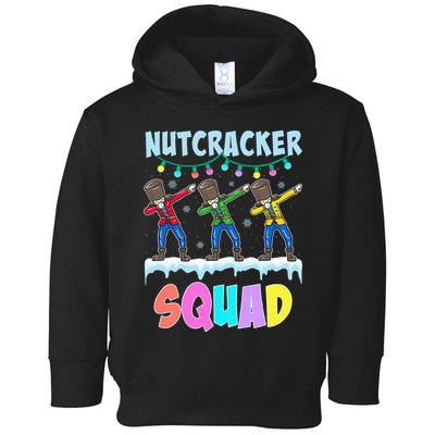 Dabbing Nutcracker Squad Christmas Ballet Pj Xmas Toddler Hoodie