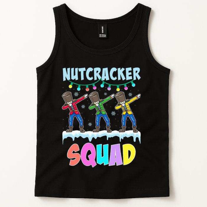 Dabbing Nutcracker Squad Christmas Ballet Pj Xmas Tank Top