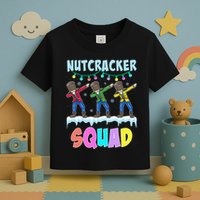 Dabbing Nutcracker Squad Christmas Ballet Pj Xmas Toddler T-Shirt