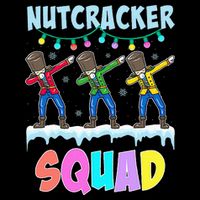 Dabbing Nutcracker Squad Christmas Ballet Pj Xmas Toddler T-Shirt