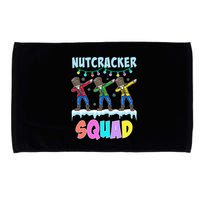 Dabbing Nutcracker Squad Christmas Ballet Pj Xmas Microfiber Hand Towel