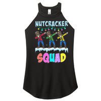 Dabbing Nutcracker Squad Christmas Ballet Pj Xmas Women's Perfect Tri Rocker Tank