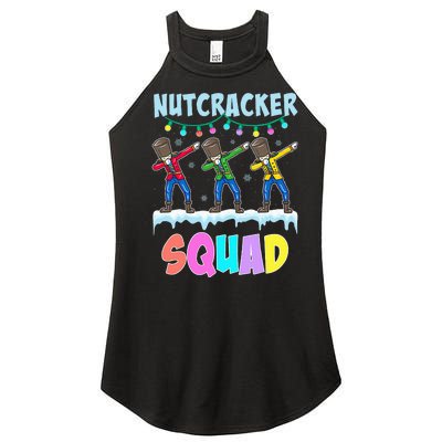 Dabbing Nutcracker Squad Christmas Ballet Pj Xmas Women's Perfect Tri Rocker Tank