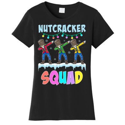 Dabbing Nutcracker Squad Christmas Ballet Pj Xmas Women's T-Shirt