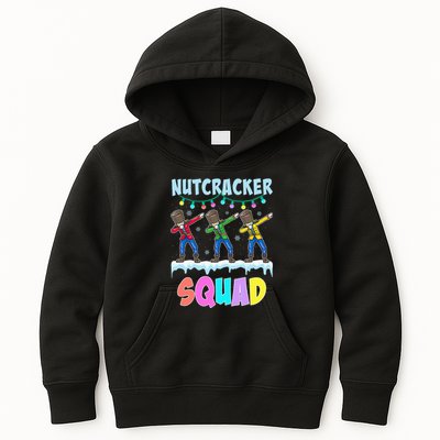 Dabbing Nutcracker Squad Christmas Ballet Pj Xmas Kids Hoodie