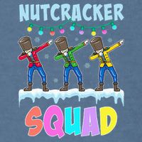 Dabbing Nutcracker Squad Christmas Ballet Pj Xmas Garment-Dyed Sweatshirt