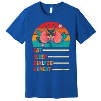 Dialysis Nurse Schedule Eat Sleep Dialyze Repeat Nurse Mom Meaningful Gift Premium T-Shirt