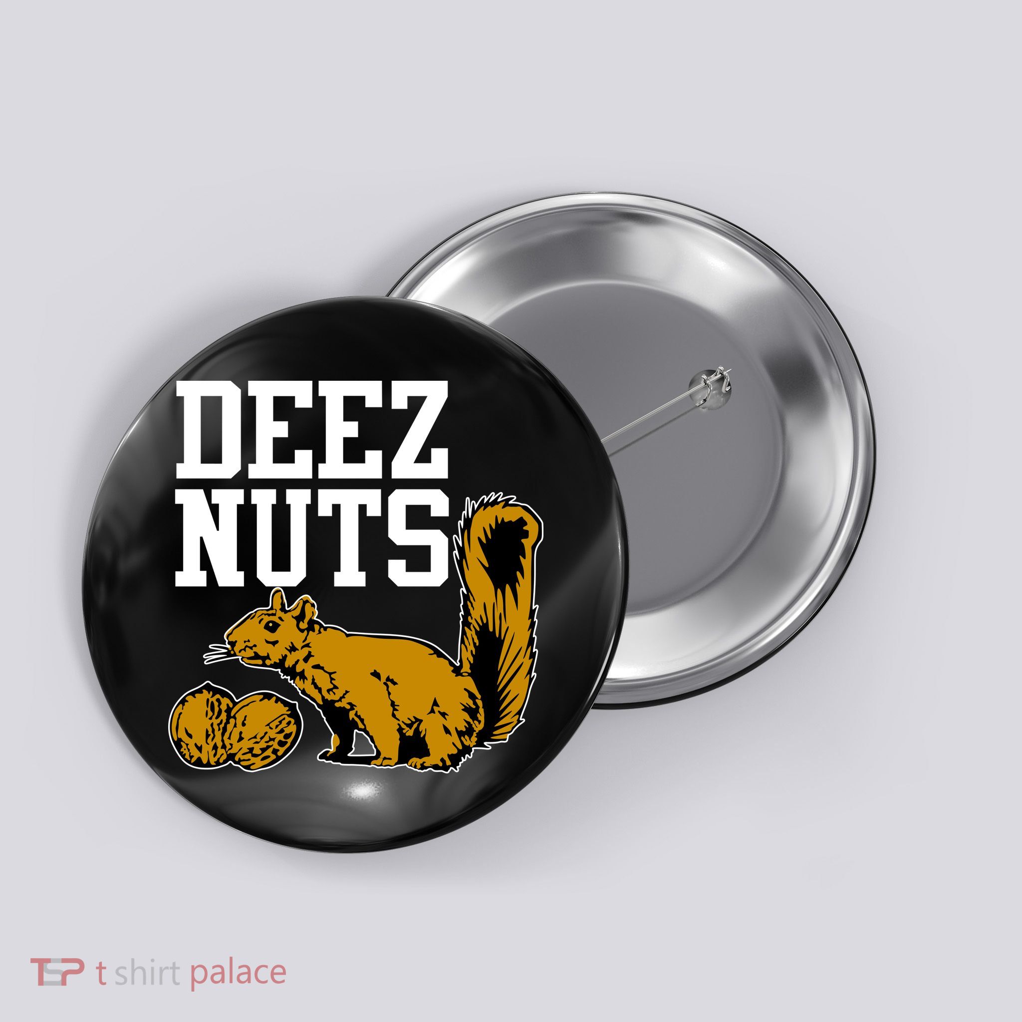 Deez Nuts Squirrel Button