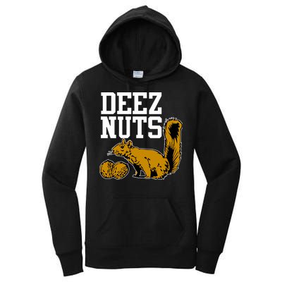 Deez Nuts Squirrel Women's Pullover Hoodie