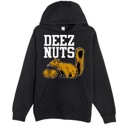 Deez Nuts Squirrel Premium Pullover Hoodie