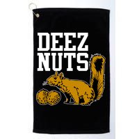 Deez Nuts Squirrel Golf Towel