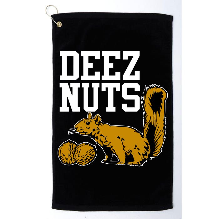 Deez Nuts Squirrel Golf Towel