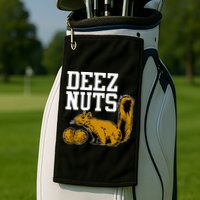 Deez Nuts Squirrel Golf Towel