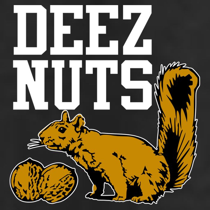 Deez Nuts Squirrel Golf Towel