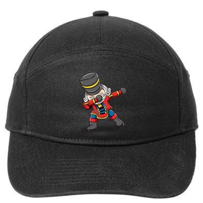 Dabbing Nutcracker Squad Matching Christmas 7-Panel Snapback Hat