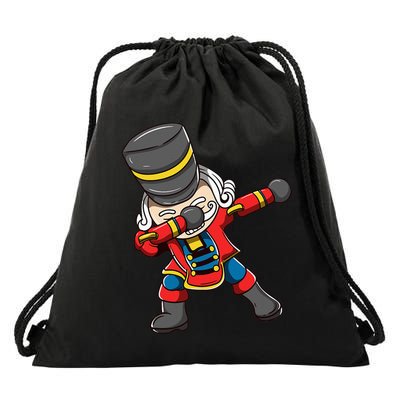 Dabbing Nutcracker Squad Matching Christmas Drawstring Bag