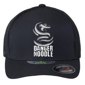 Danger Noodle Snake Reptile Lover Zoo Zookeeper Zoologist Flexfit Unipanel Trucker Cap