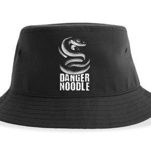 Danger Noodle Snake Reptile Lover Zoo Zookeeper Zoologist Sustainable Bucket Hat