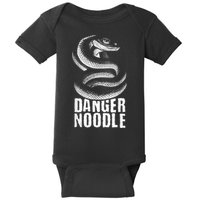 Danger Noodle Snake Reptile Lover Zoo Zookeeper Zoologist Baby Bodysuit