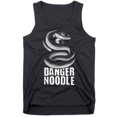 Danger Noodle Snake Reptile Lover Zoo Zookeeper Zoologist Tank Top