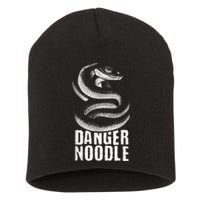 Danger Noodle Snake Reptile Lover Zoo Zookeeper Zoologist Short Acrylic Beanie