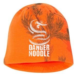 Danger Noodle Snake Reptile Lover Zoo Zookeeper Zoologist Kati - Camo Knit Beanie