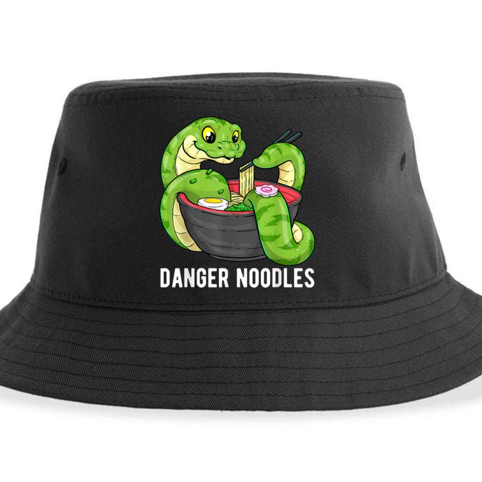 Danger Noodles Snake Ramen Noodle Rattlesnake Sustainable Bucket Hat