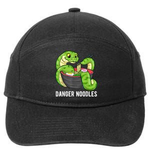 Danger Noodles Snake Ramen Noodle Rattlesnake 7-Panel Snapback Hat