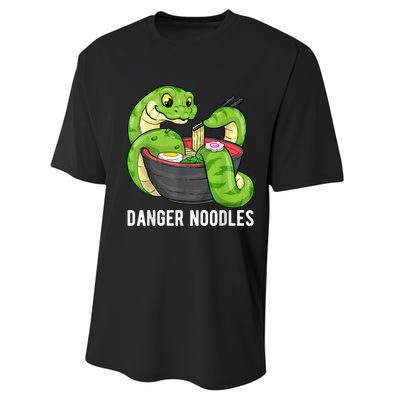 Danger Noodles Snake Ramen Noodle Rattlesnake Performance Sprint T-Shirt