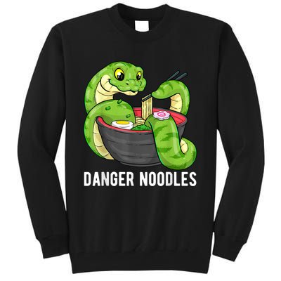 Danger Noodles Snake Ramen Noodle Rattlesnake Tall Sweatshirt