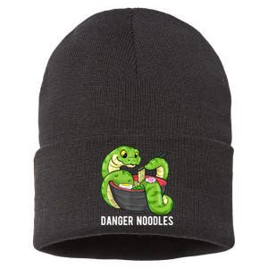 Danger Noodles Snake Ramen Noodle Rattlesnake Sustainable Knit Beanie