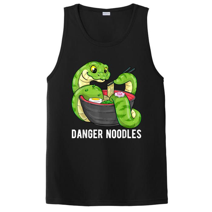 Danger Noodles Snake Ramen Noodle Rattlesnake PosiCharge Competitor Tank