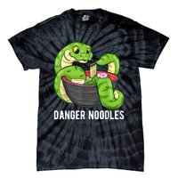 Danger Noodles Snake Ramen Noodle Rattlesnake Tie-Dye T-Shirt