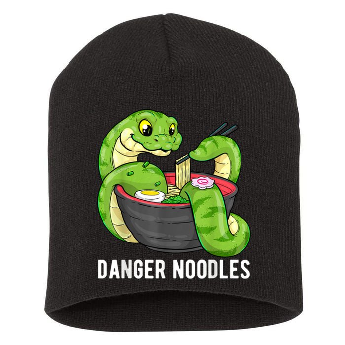 Danger Noodles Snake Ramen Noodle Rattlesnake Short Acrylic Beanie