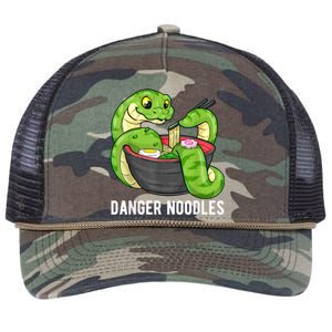 Danger Noodles Snake Ramen Noodle Rattlesnake Retro Rope Trucker Hat Cap