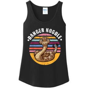 Danger Noodle Snake Retro Reptile Rattle Snake Ladies Essential Tank