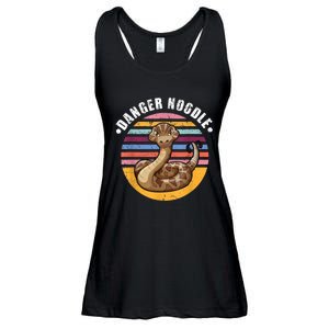 Danger Noodle Snake Retro Reptile Rattle Snake Ladies Essential Flowy Tank