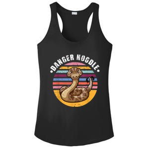 Danger Noodle Snake Retro Reptile Rattle Snake Ladies PosiCharge Competitor Racerback Tank