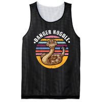 Danger Noodle Snake Retro Reptile Rattle Snake Mesh Reversible Basketball Jersey Tank