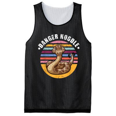 Danger Noodle Snake Retro Reptile Rattle Snake Mesh Reversible Basketball Jersey Tank