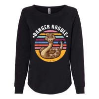 Danger Noodle Snake Retro Reptile Rattle Snake Womens California Wash Sweatshirt