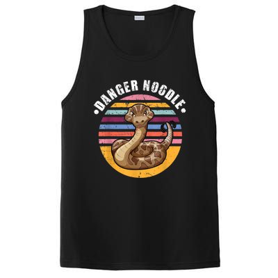 Danger Noodle Snake Retro Reptile Rattle Snake PosiCharge Competitor Tank