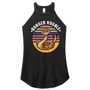 Danger Noodle Snake Retro Reptile Rattle Snake Women's Perfect Tri Rocker Tank